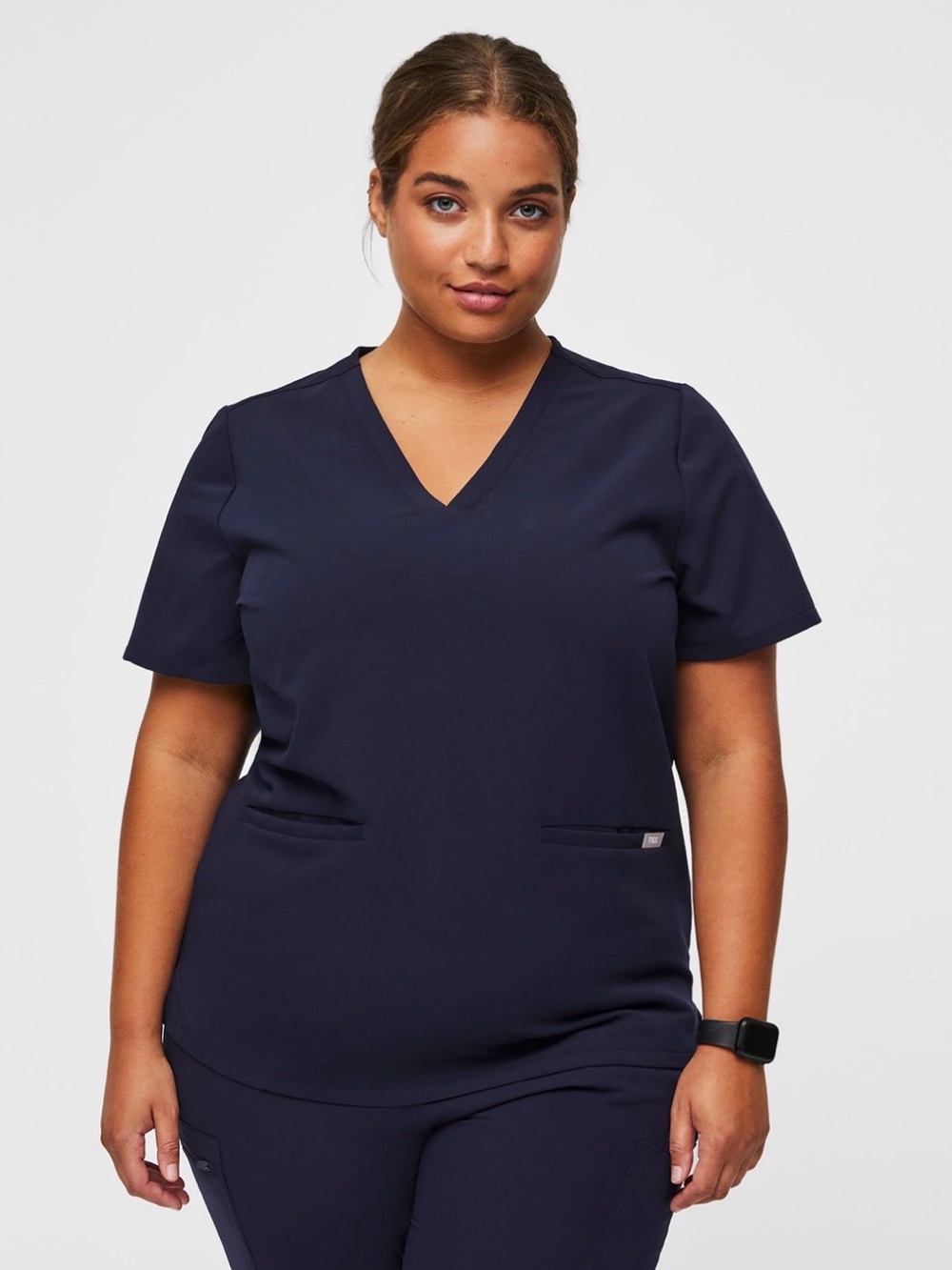 FIGS Casma Scrub Top in Navy Size XL